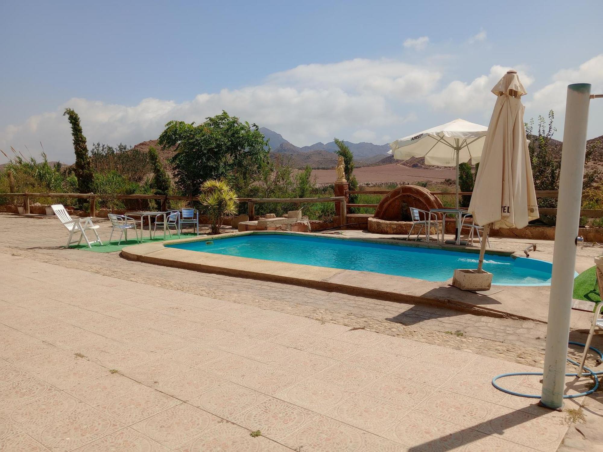 Casa Cueva Molino El Tarahal Villa Bagian luar foto